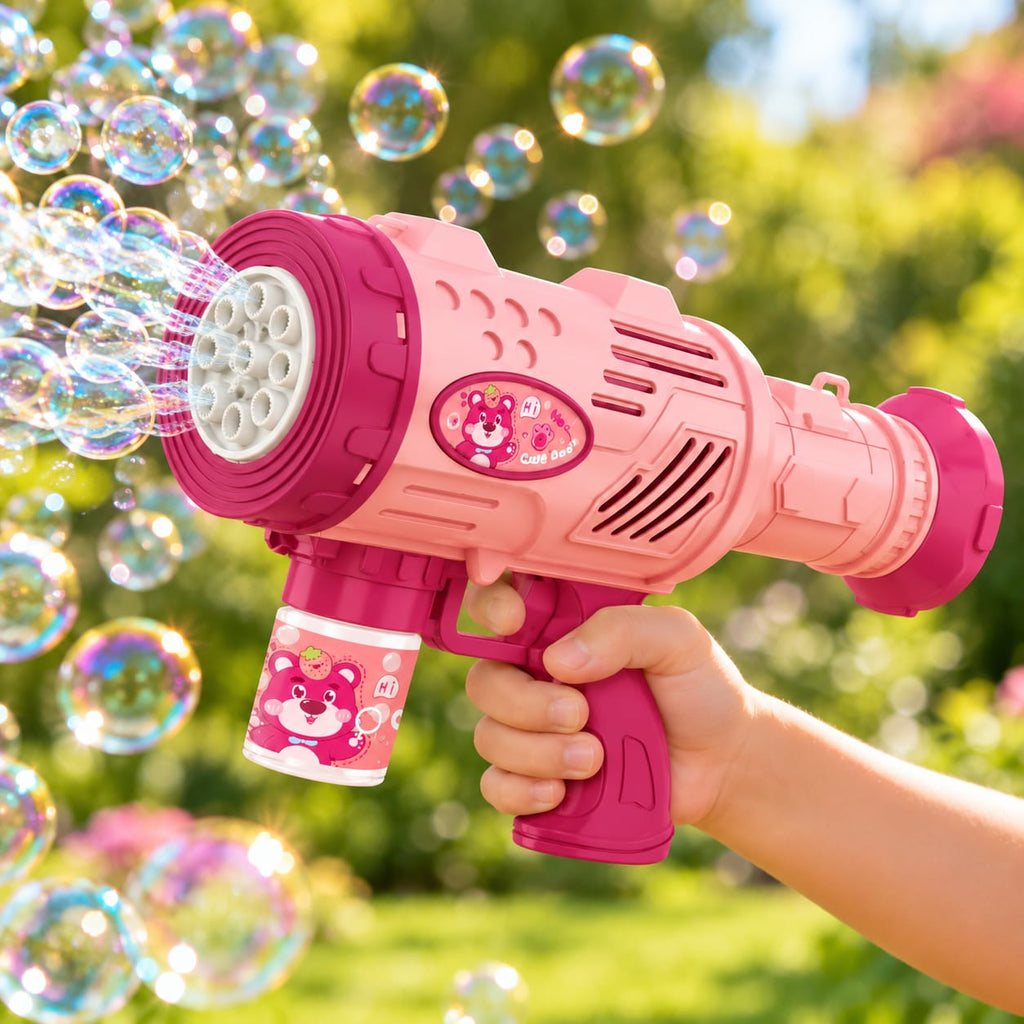 Pistola automatica burbujas