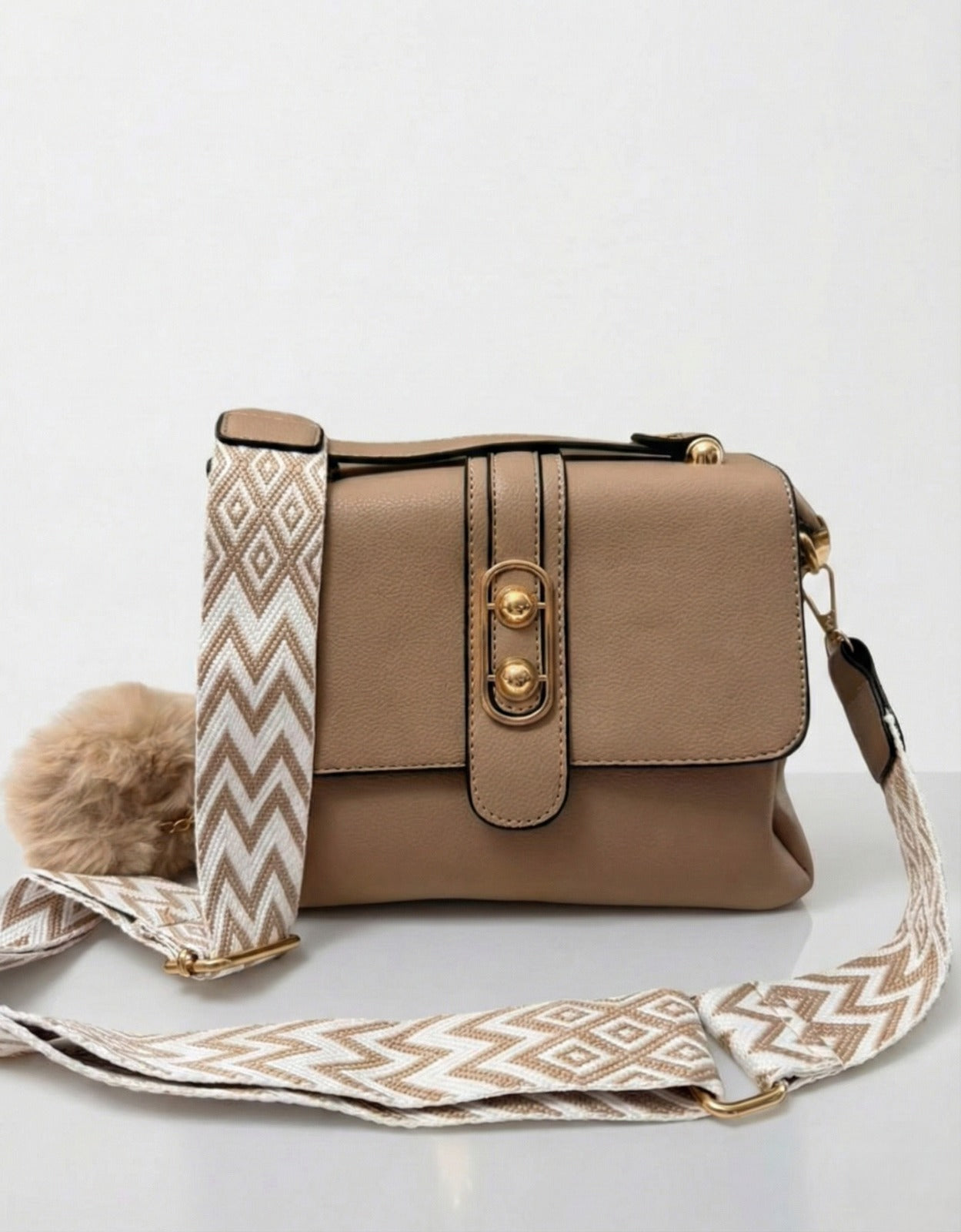 Bolso bandolera Lina · Taupe