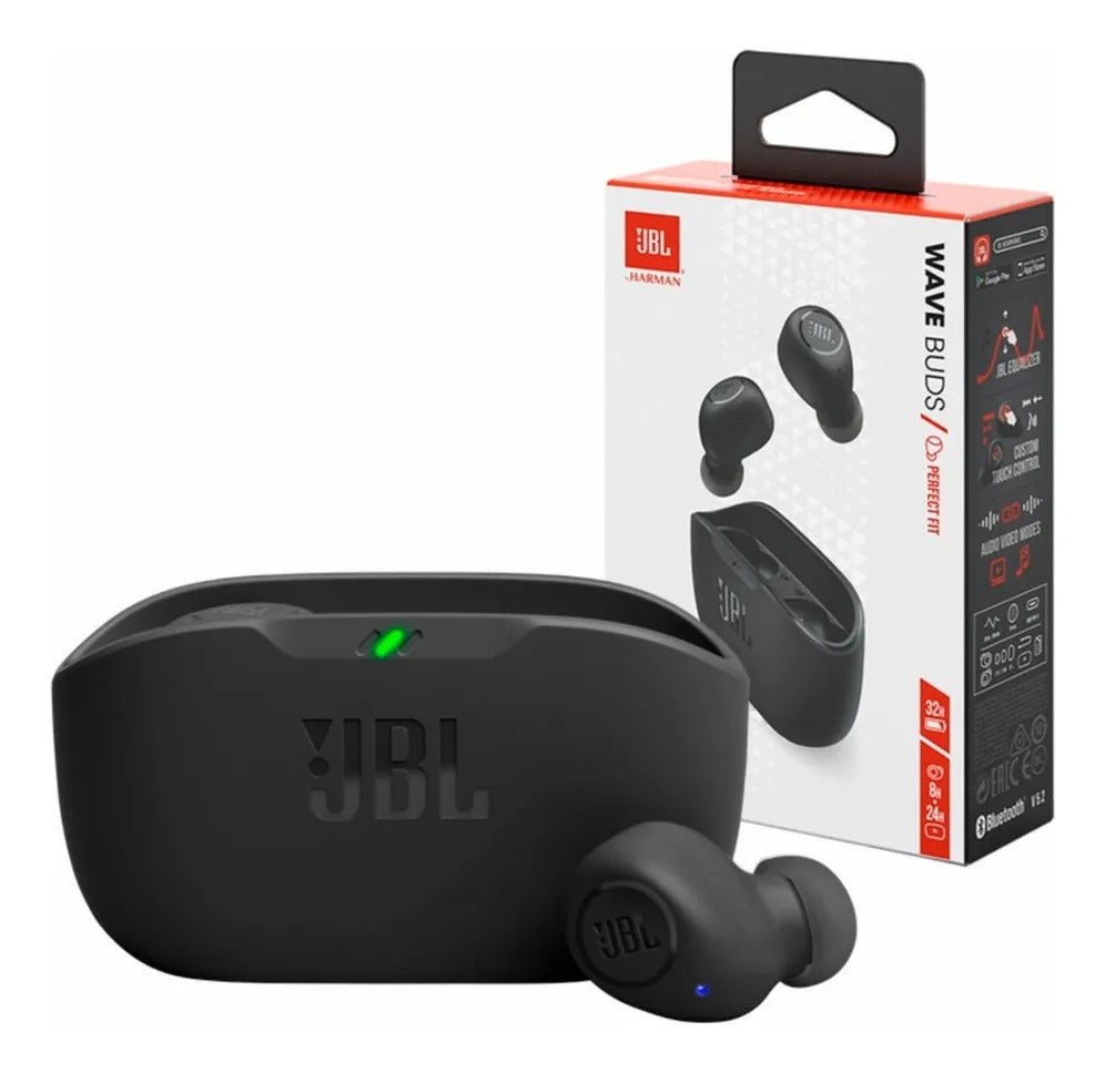 Audífonos JBL Wave Buds · Bluetooth